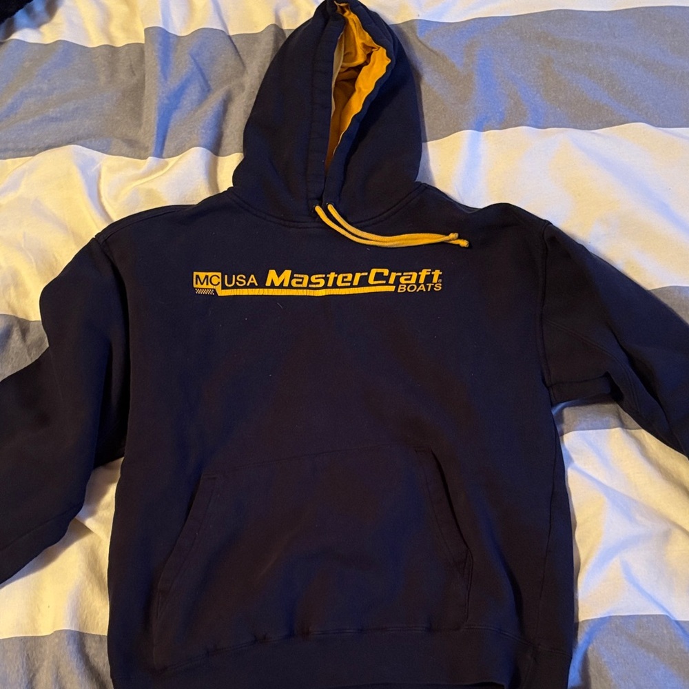 Men's Master Craft Navy Hoodie
